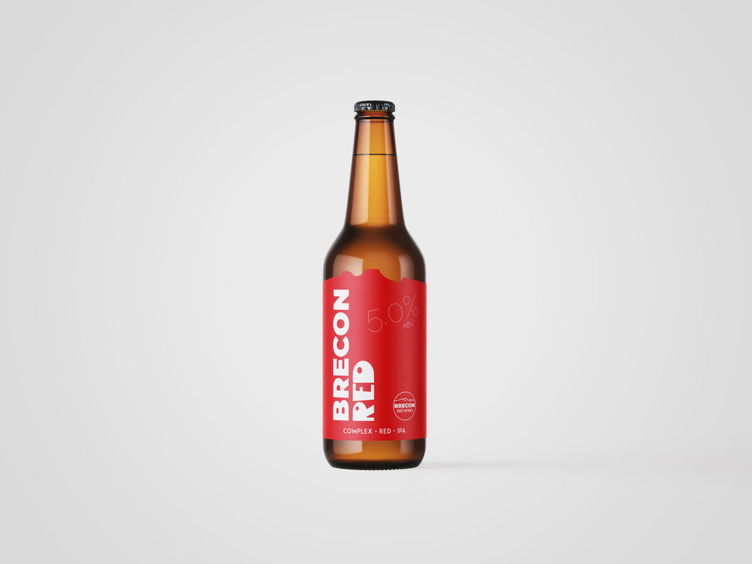 Brecon Red, 5.0% ABV, Case of 12x 500ml bottles