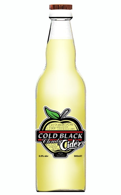 Cloudy Cider, 5.0% ABV, Case of 12x 500ml bottles