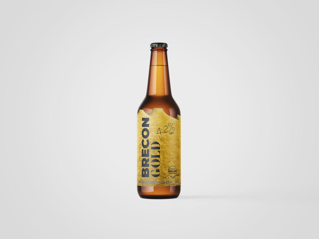 Brecon Gold, 4.2% ABV, Case of 12x 500ml bottles