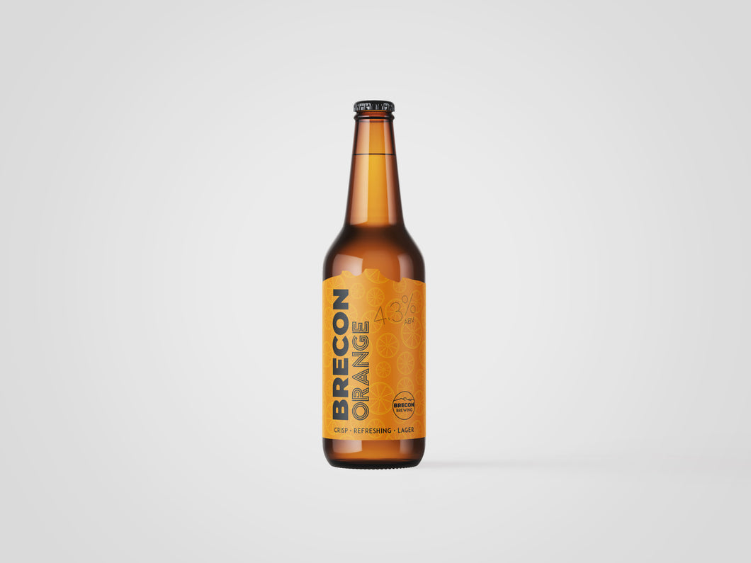Brecon Orange, 4.3% ABV, Case of 12x 500ml bottles
