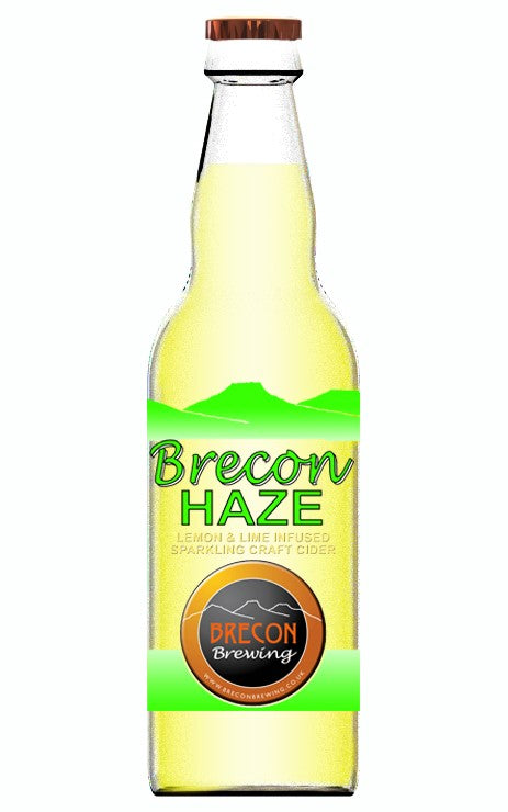 Brecon Haze Cider, 4.0% ABV, Case of 12x 500ml bottles