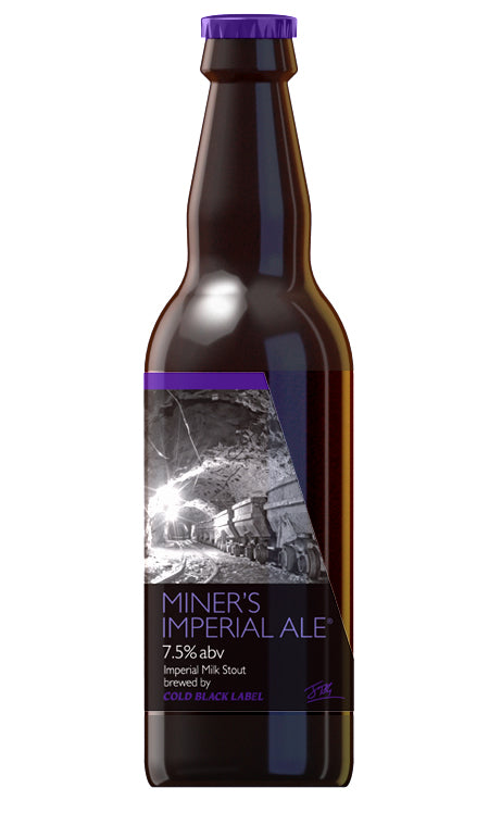 Miners Imperial Ale, 7.5% ABV, Case of 12x 500ml bottles