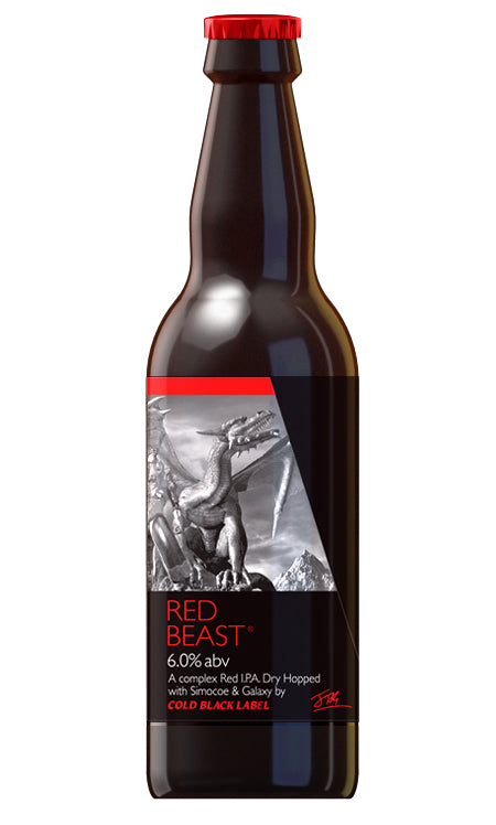 Red Beast, 6.0% ABV, Case of 12x 500ml bottles