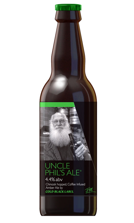 Uncle Phil's Ale, 4.4% ABV, Case of 12x 500ml bottles